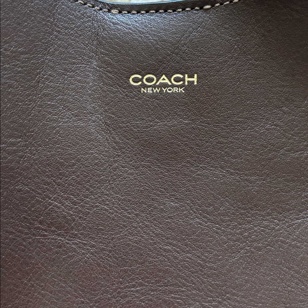 Coach Chocolate Brown Leather Brooklyn Shoulder Bag - Picture 5 of 11